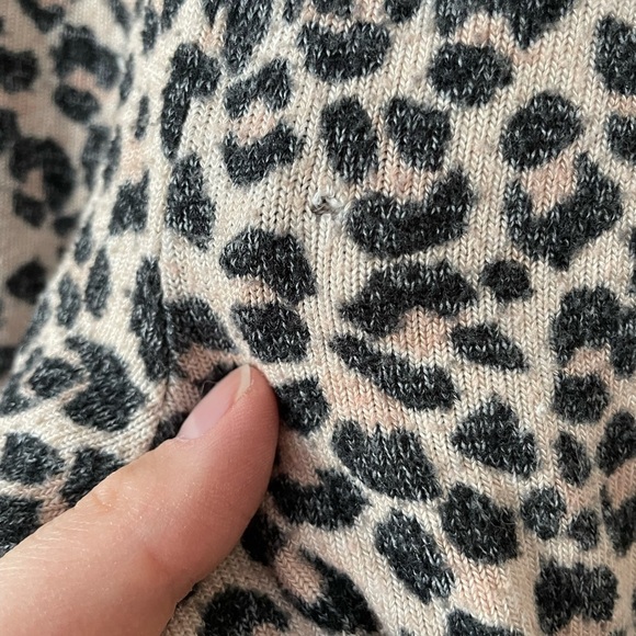 F&F cheetah print joggers size 10, super soft tie waist knit fabric - Picture 5 of 8